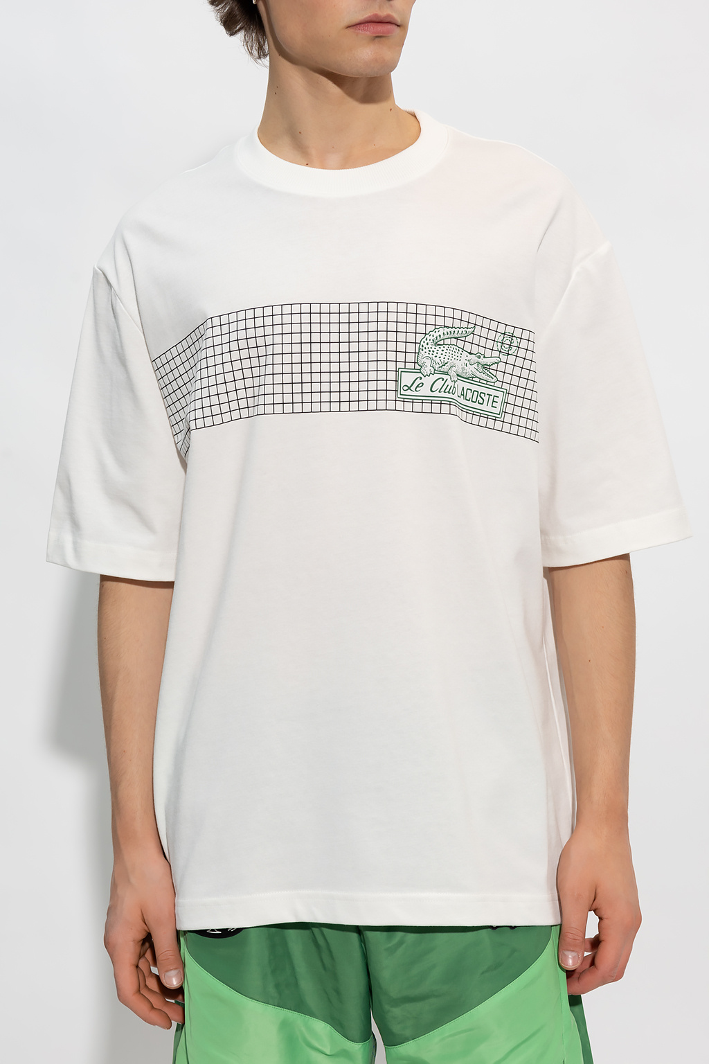 SchaferandweinerShops GB - shirt with logo Lacoste - White T